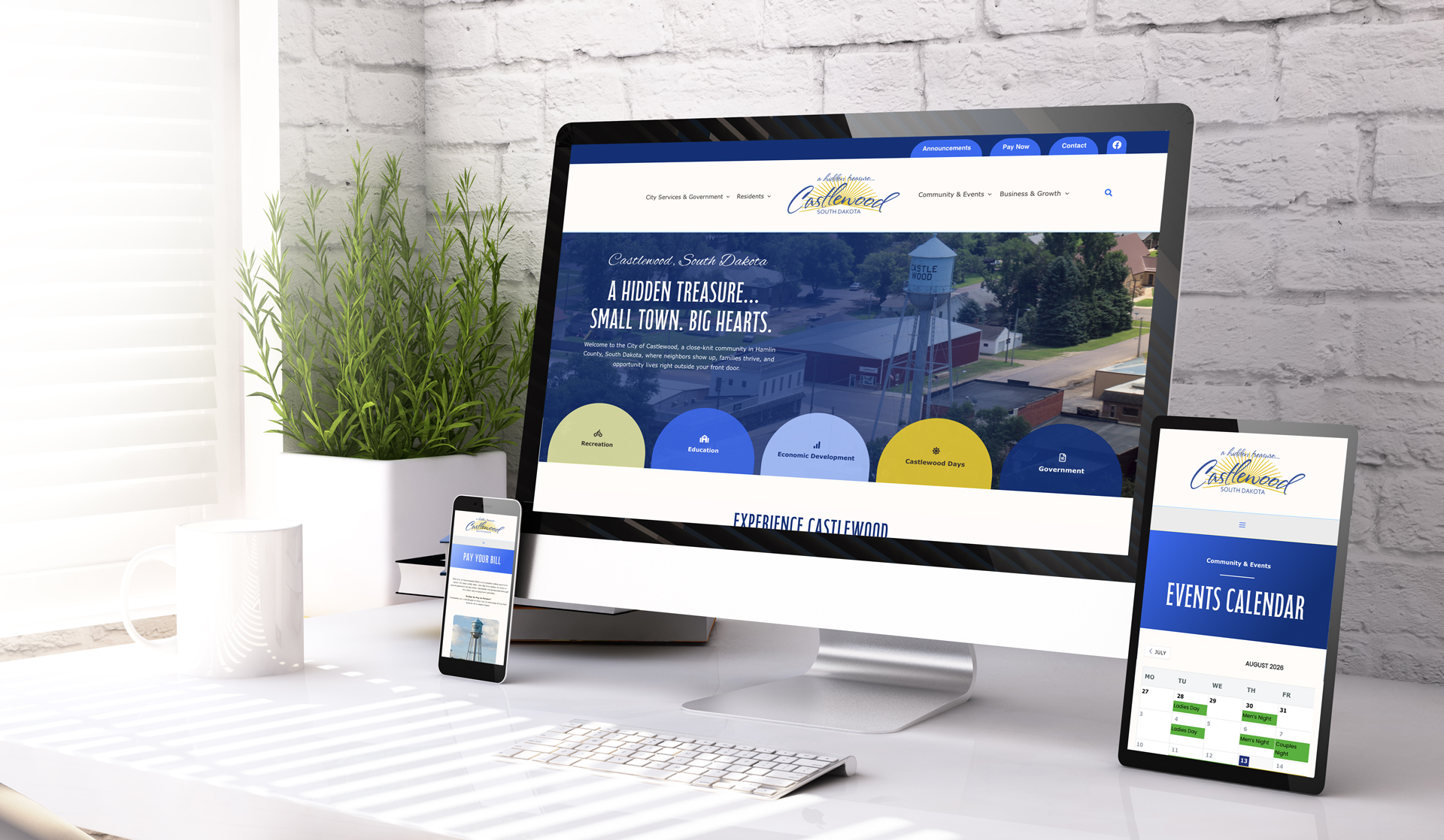 responsive suite header web